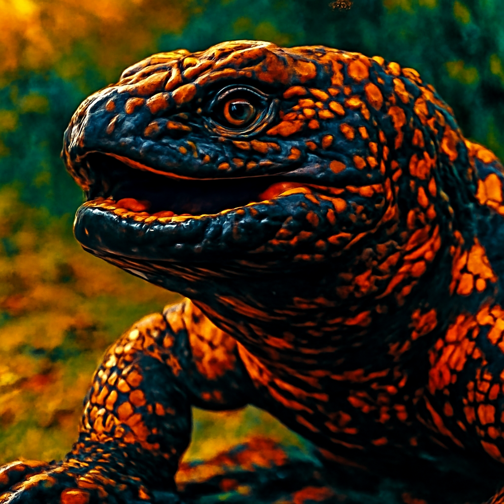Gila Monster portrait