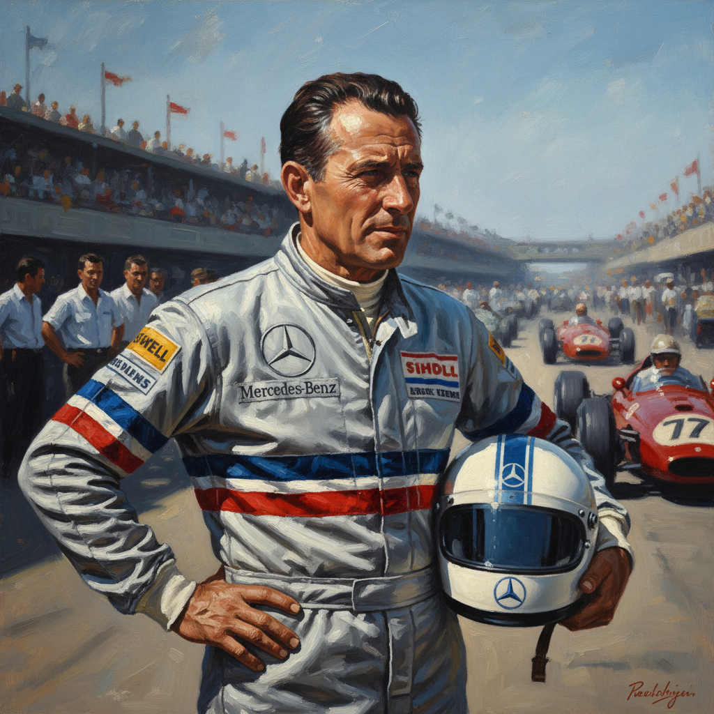 Juan Manuel Fangio portrait