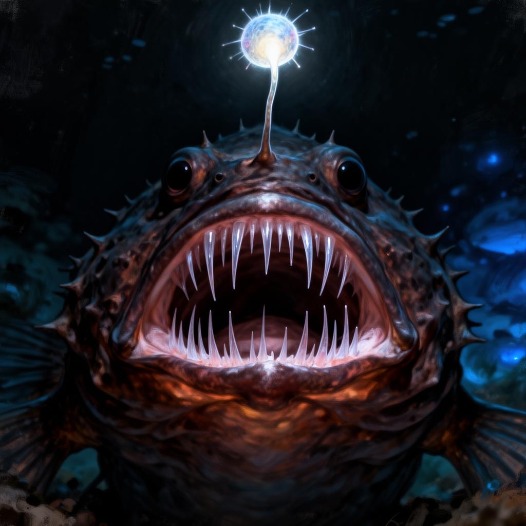 Anglerfish portrait