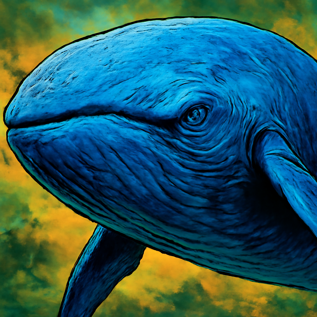 Blue Whale portrait