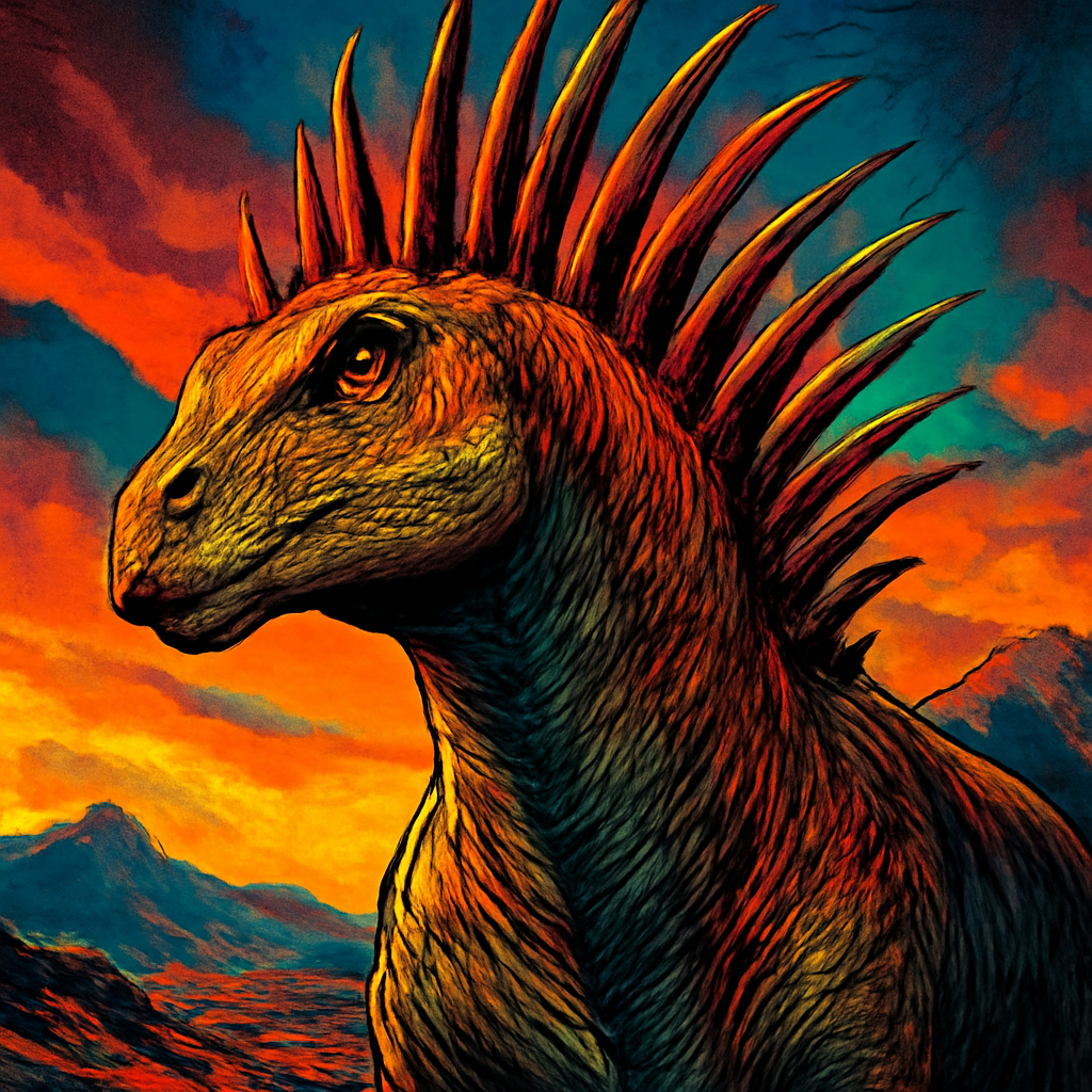 Amargasaurus portrait