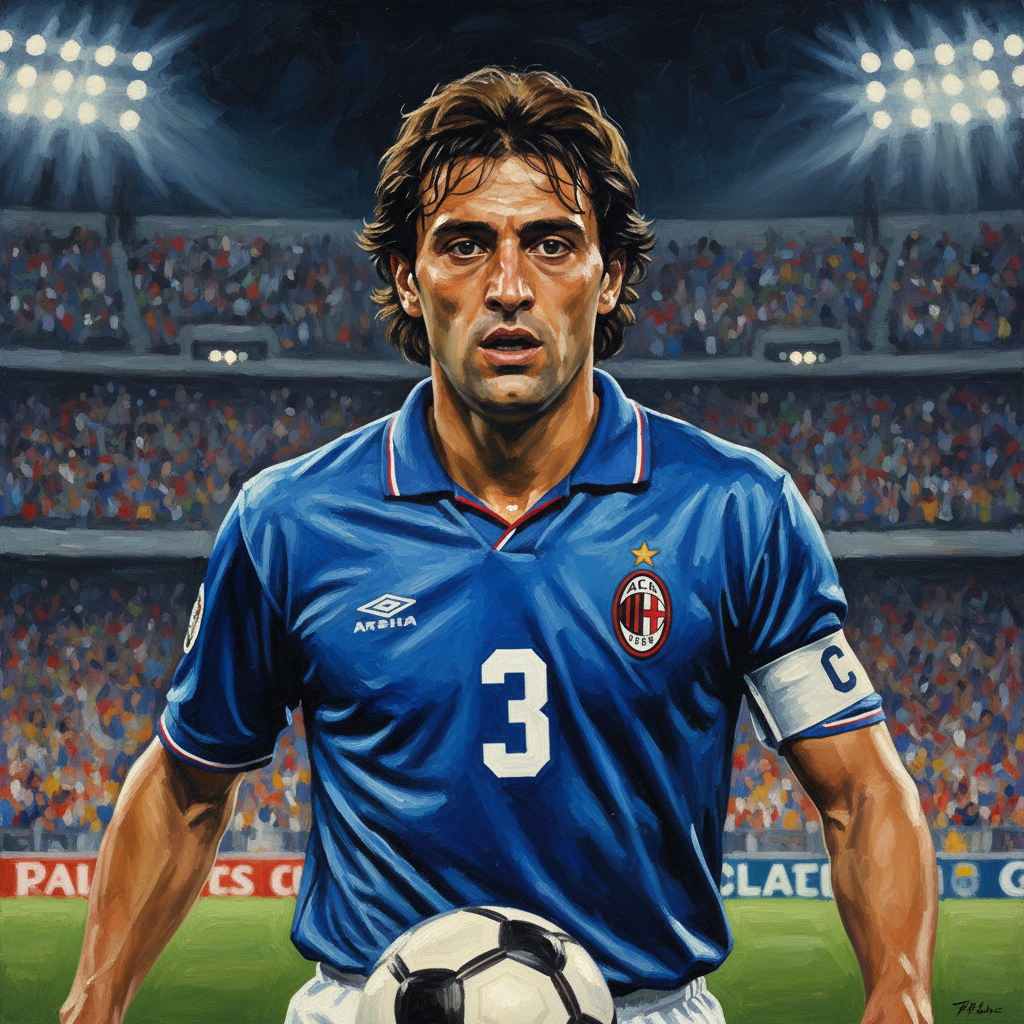 Paolo Maldini portrait