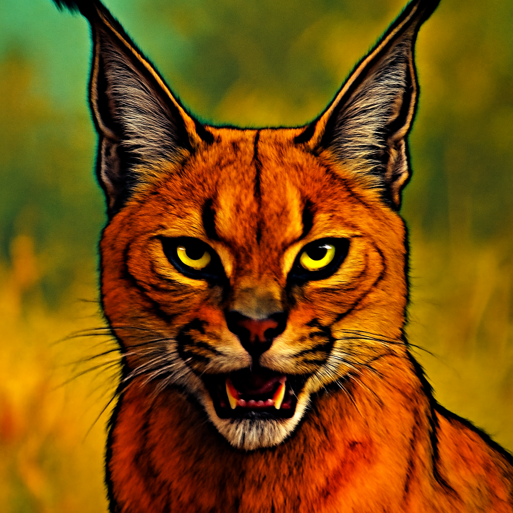 Caracal portrait