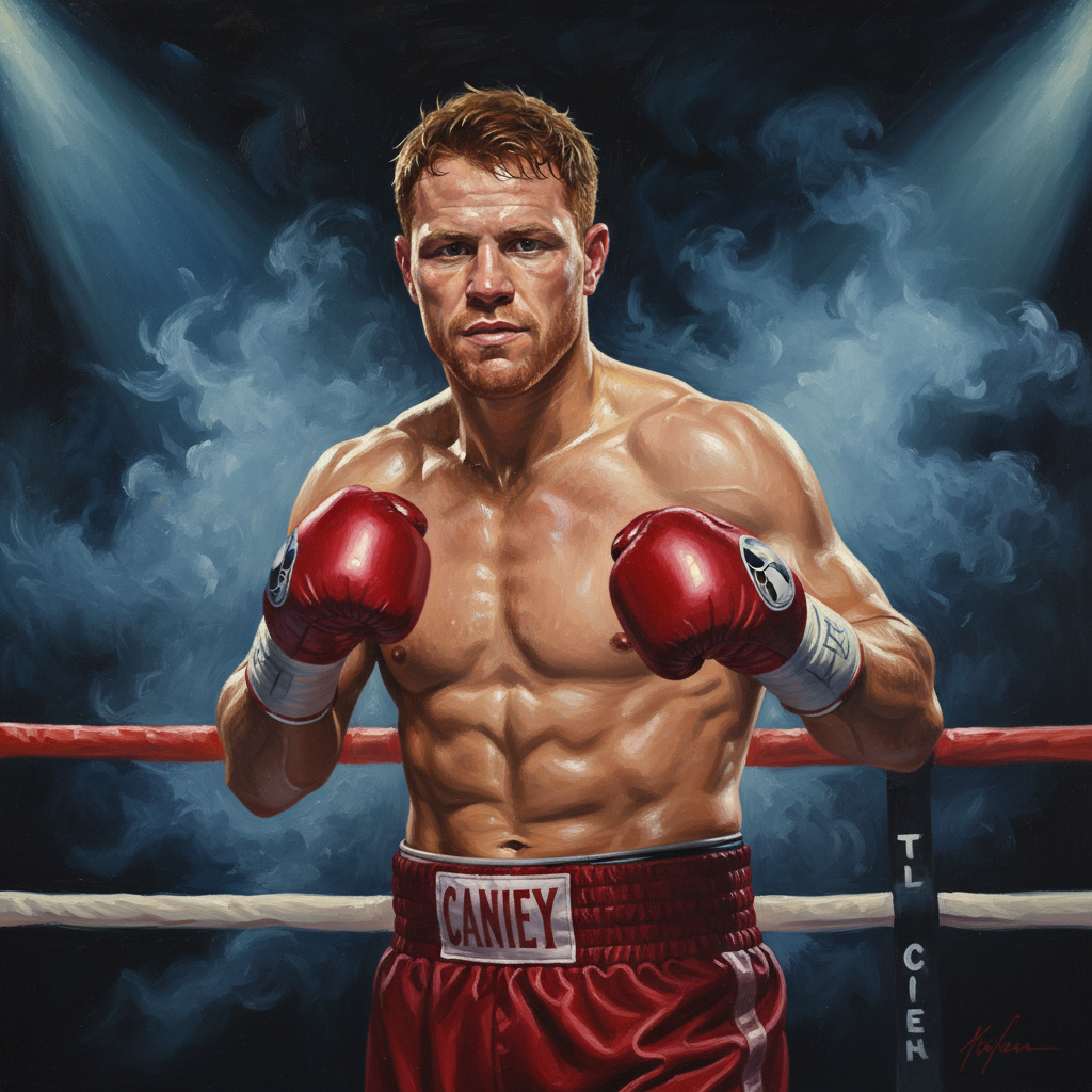 Saul 'Canelo' Alvarez portrait