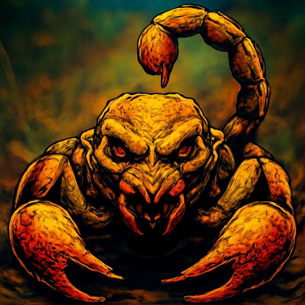 Death Stalker Scorpion portrait
