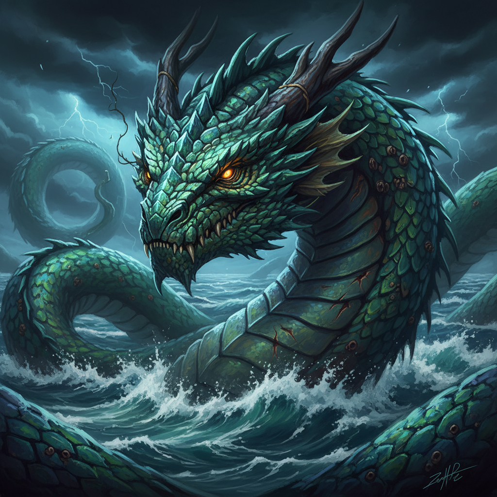 Jormungandr portrait