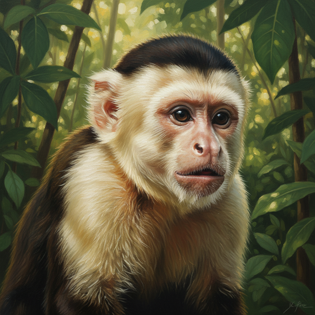 Capuchin Monkey portrait