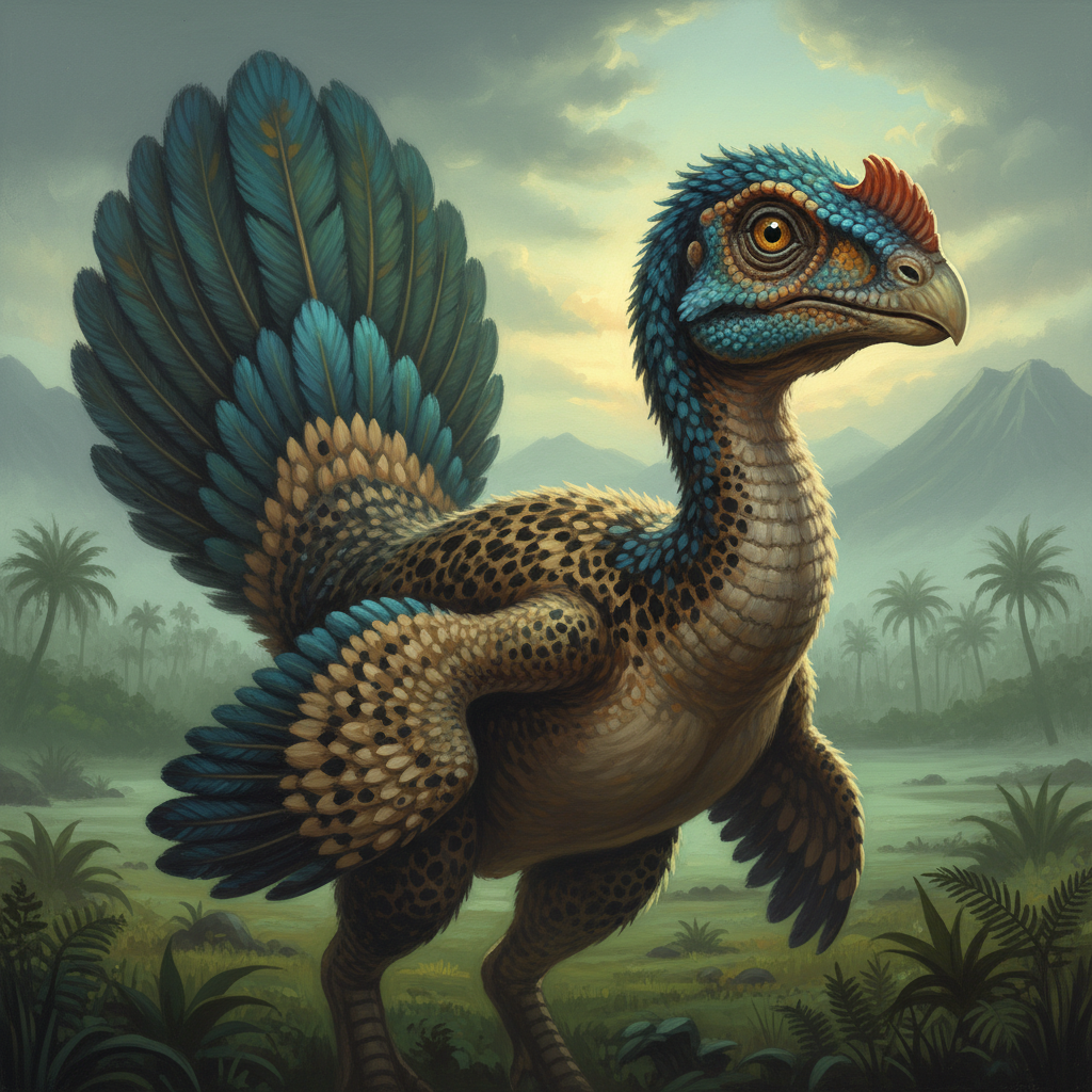 Caudipteryx portrait
