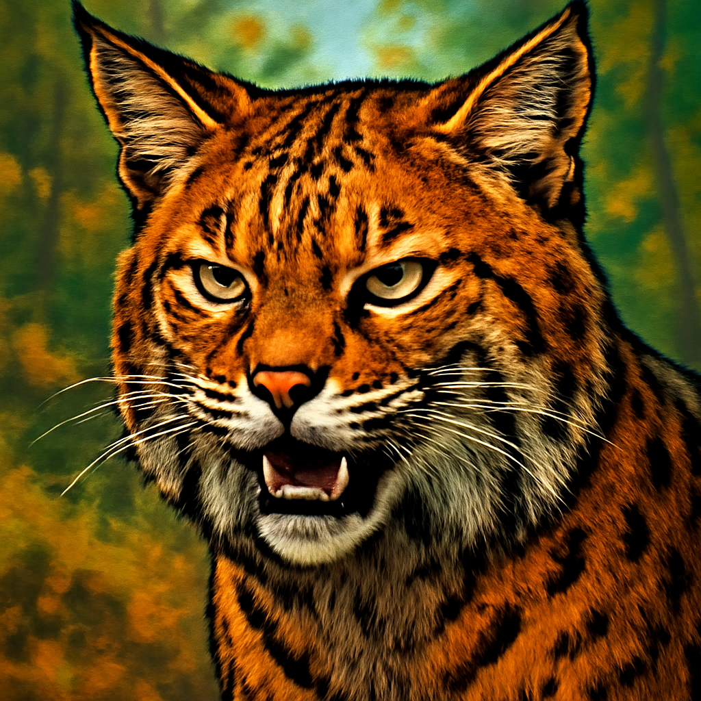 Bobcat portrait