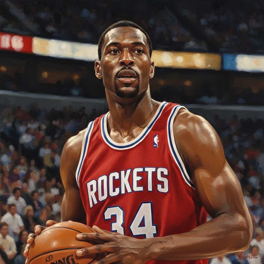 Hakeem Olajuwon portrait