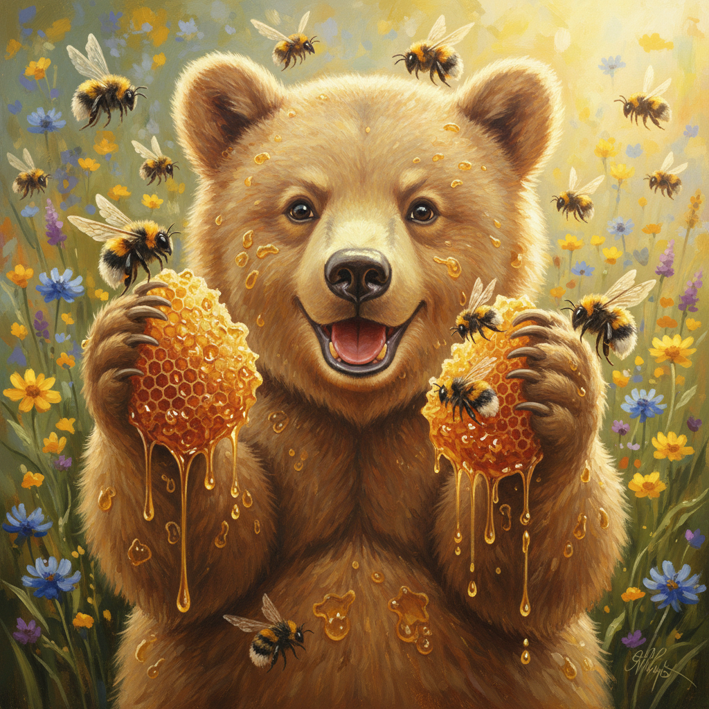 Honeystone Bear Cub portrait