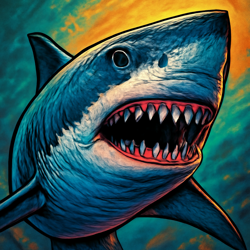 Great White Shark portrait