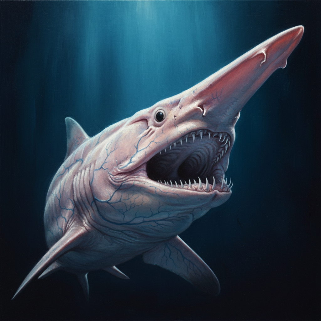 Goblin Shark portrait