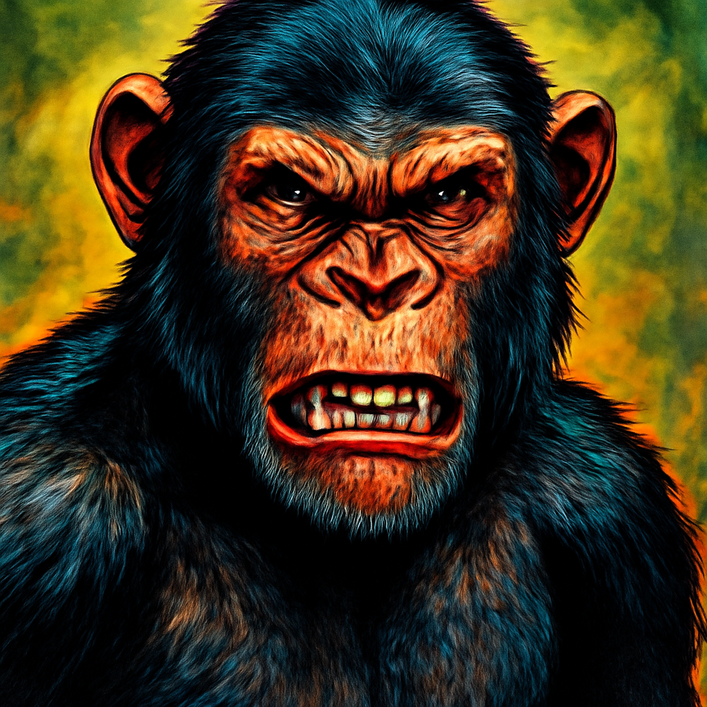 Chimpanzee portrait