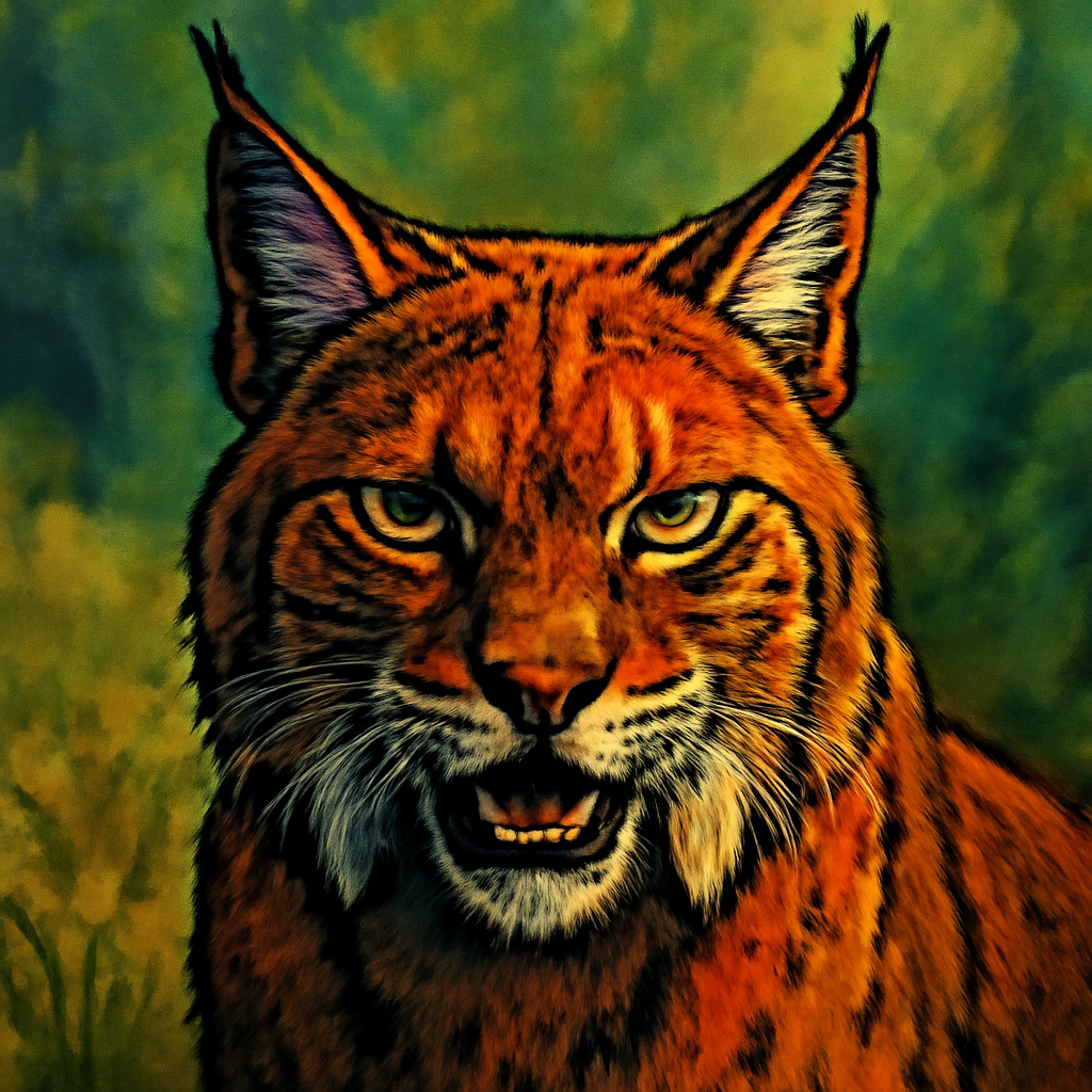 Eurasian Lynx portrait