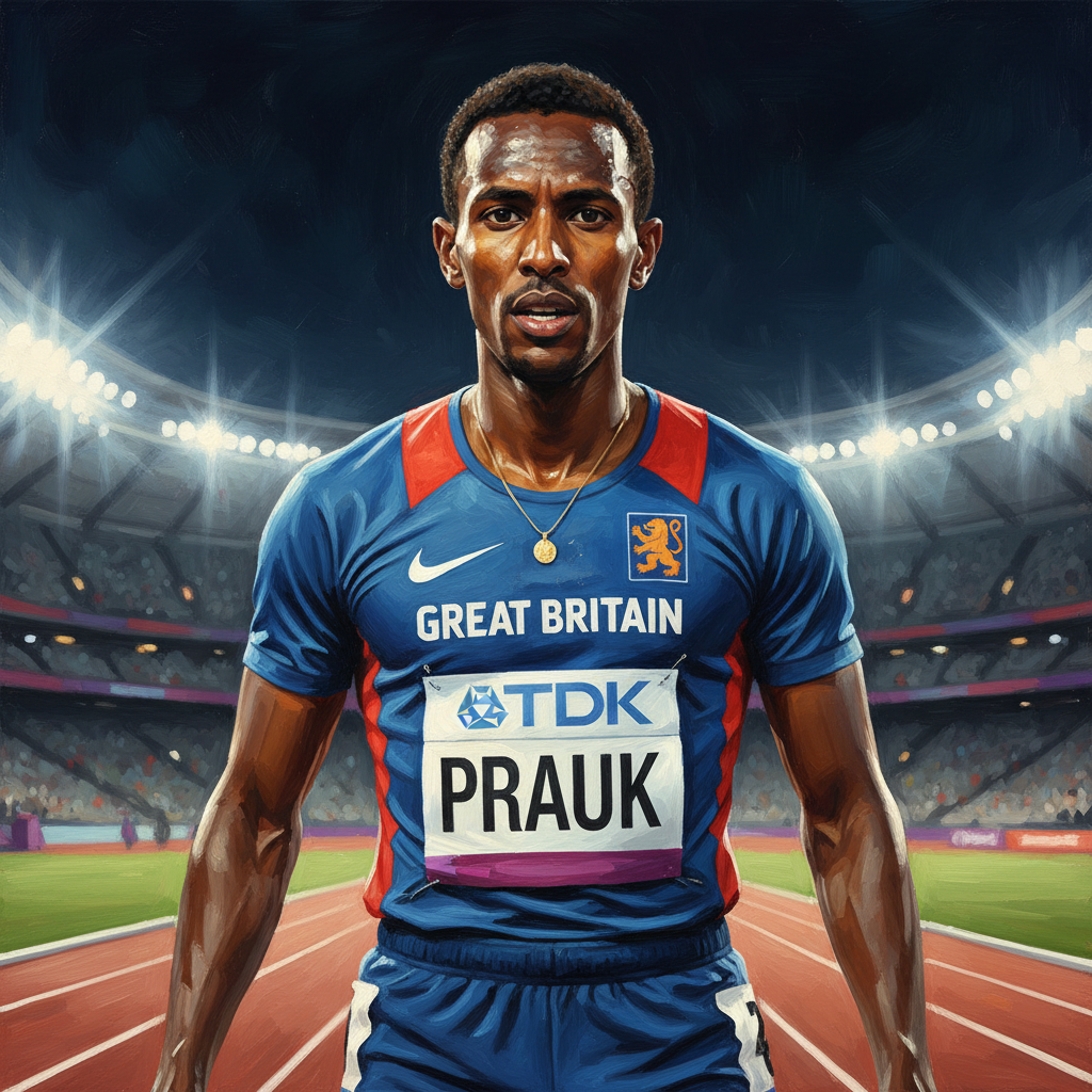 Mo Farah portrait