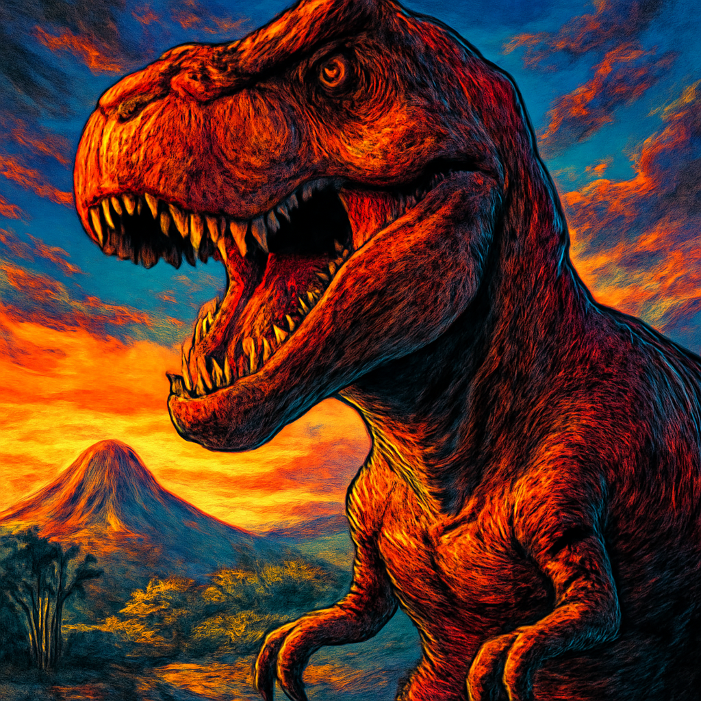 Tyrannosaurus Rex portrait