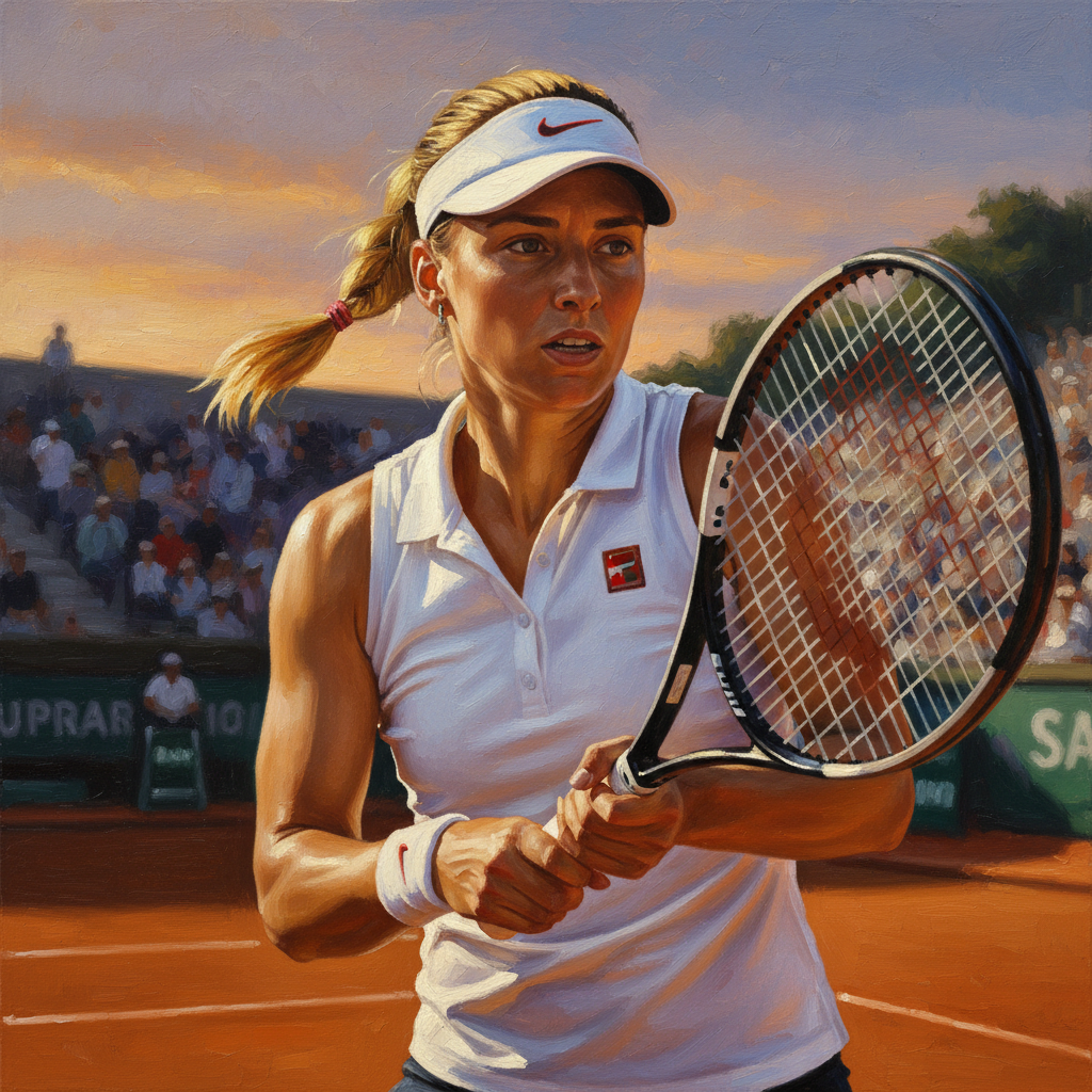 Iga Świątek portrait