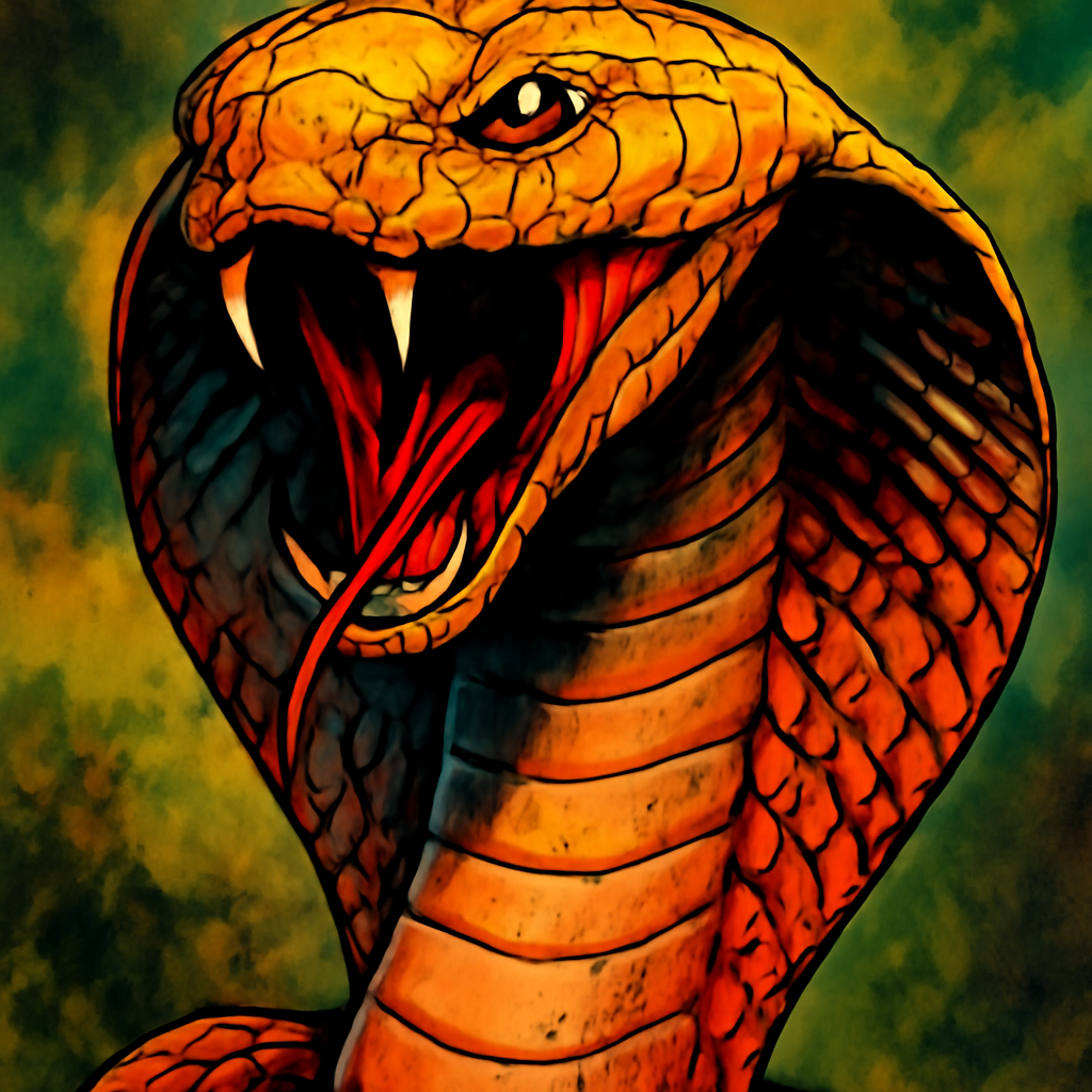 King Cobra portrait