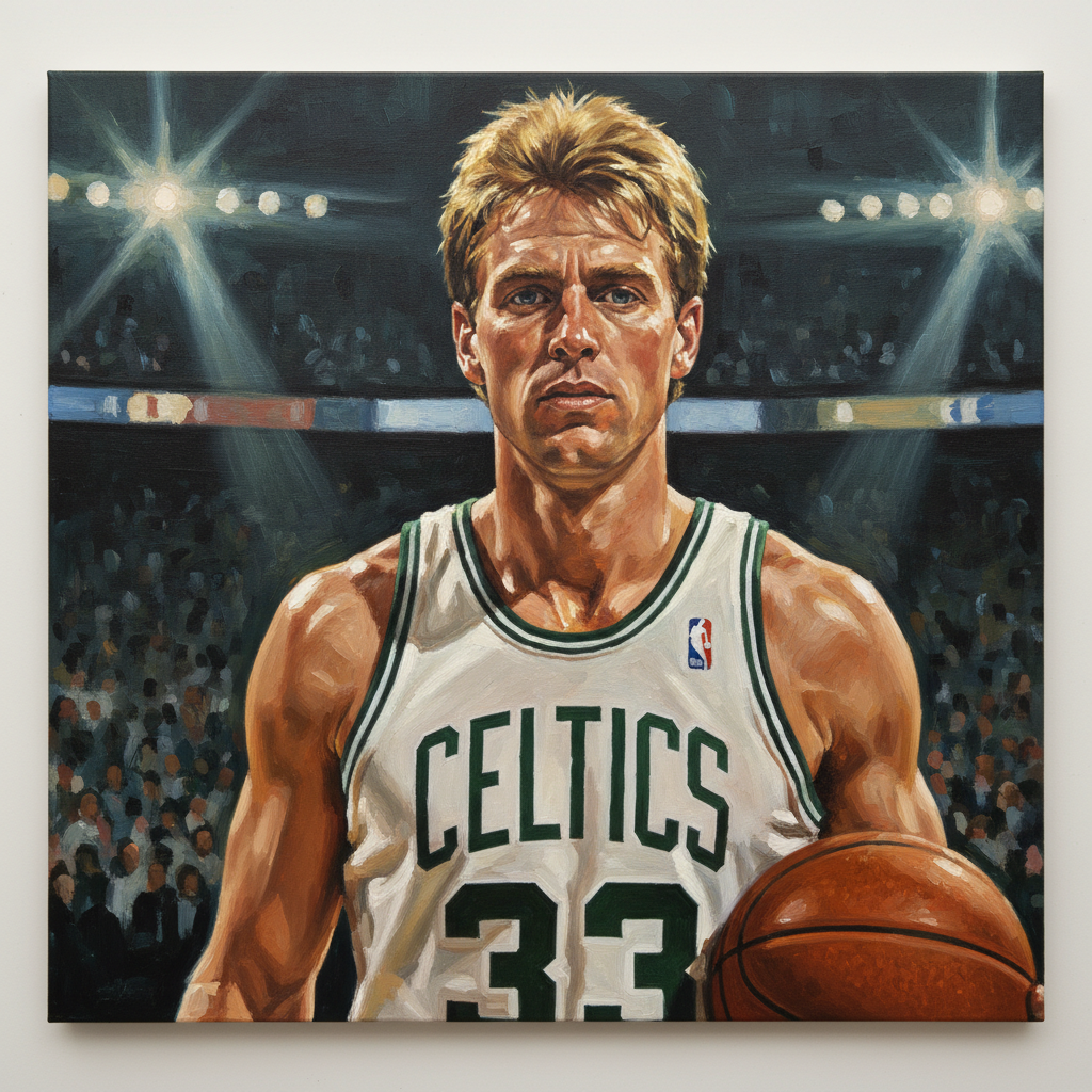 Larry Bird portrait