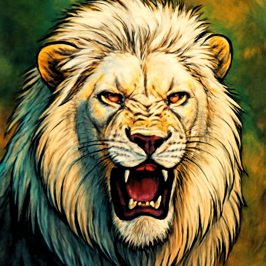 White Lion portrait