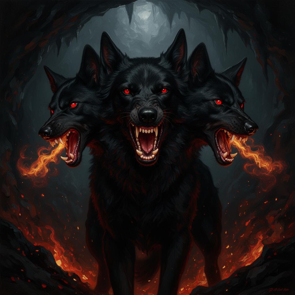 Cerberus portrait