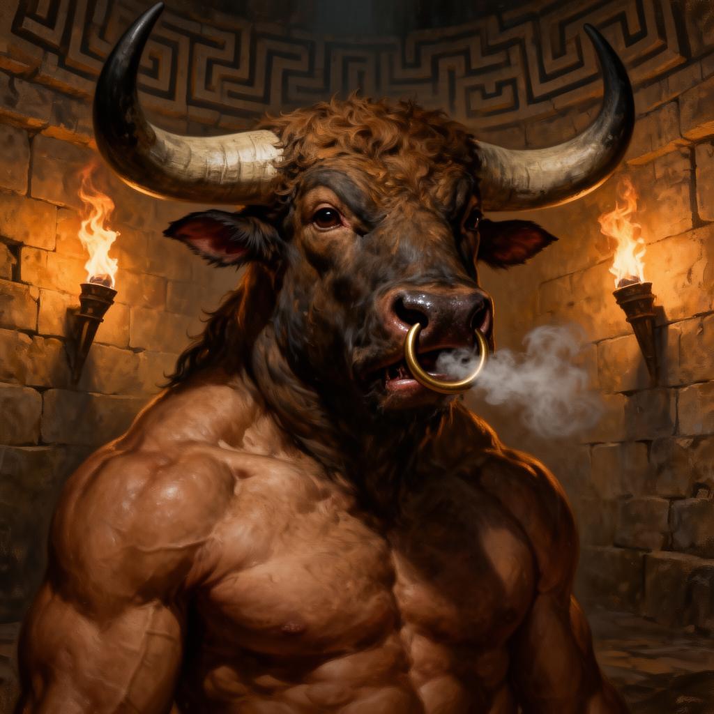 Minotaur portrait