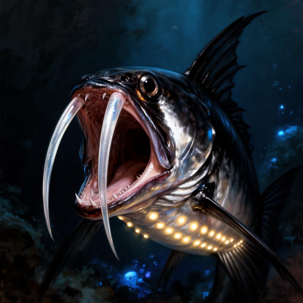 Viperfish portrait